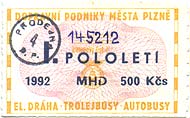 Plnocenn pololetn - I. pol./1992