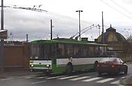 trolejbus linky 10 v Šumavské ul.
