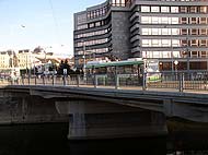 trolejbus linky 13 na mostě
