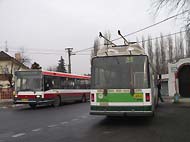 setkn kodovckho trolejbusu a autobusu v Malm Bolevci