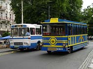 replika tramvaje na podvozku autobusu