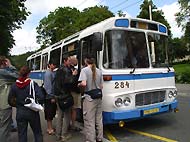 autobus L 11 ped cestou do Kynvartu