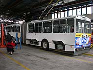 Dílny pro údržbu trolejbusů i autobusů